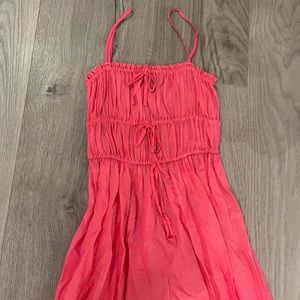 Pink Bow NWT Beach Coverup